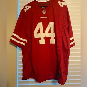 Nike Brand San Francisco 49ers #44 Tom Rathman Jersey Size XXL